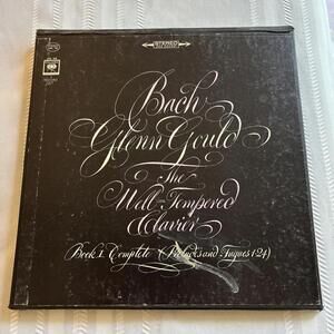 Bach Glenn Gould: The Well-Tempered Clavier - Book I  D3S 733 stereo 2 eye NM lp